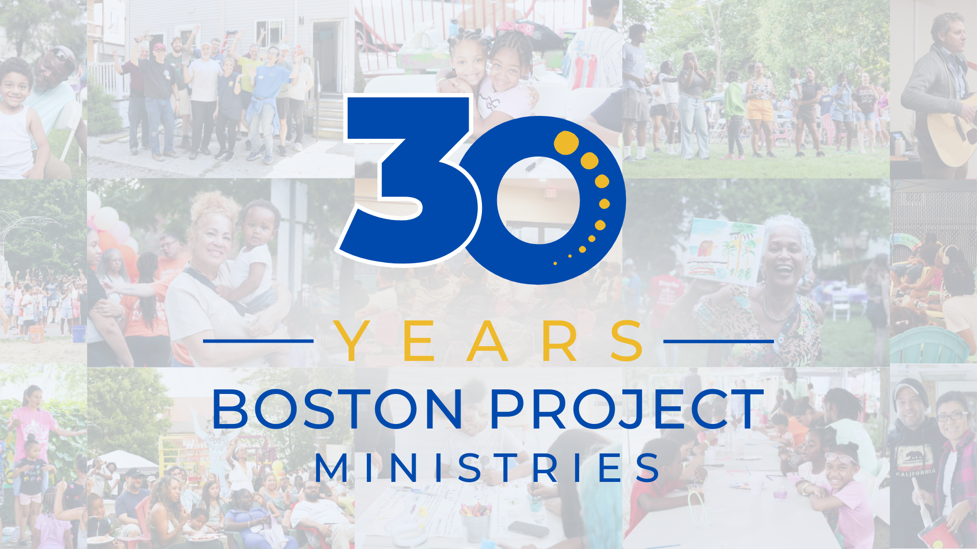Boston Project Ministries celebrating 30 years