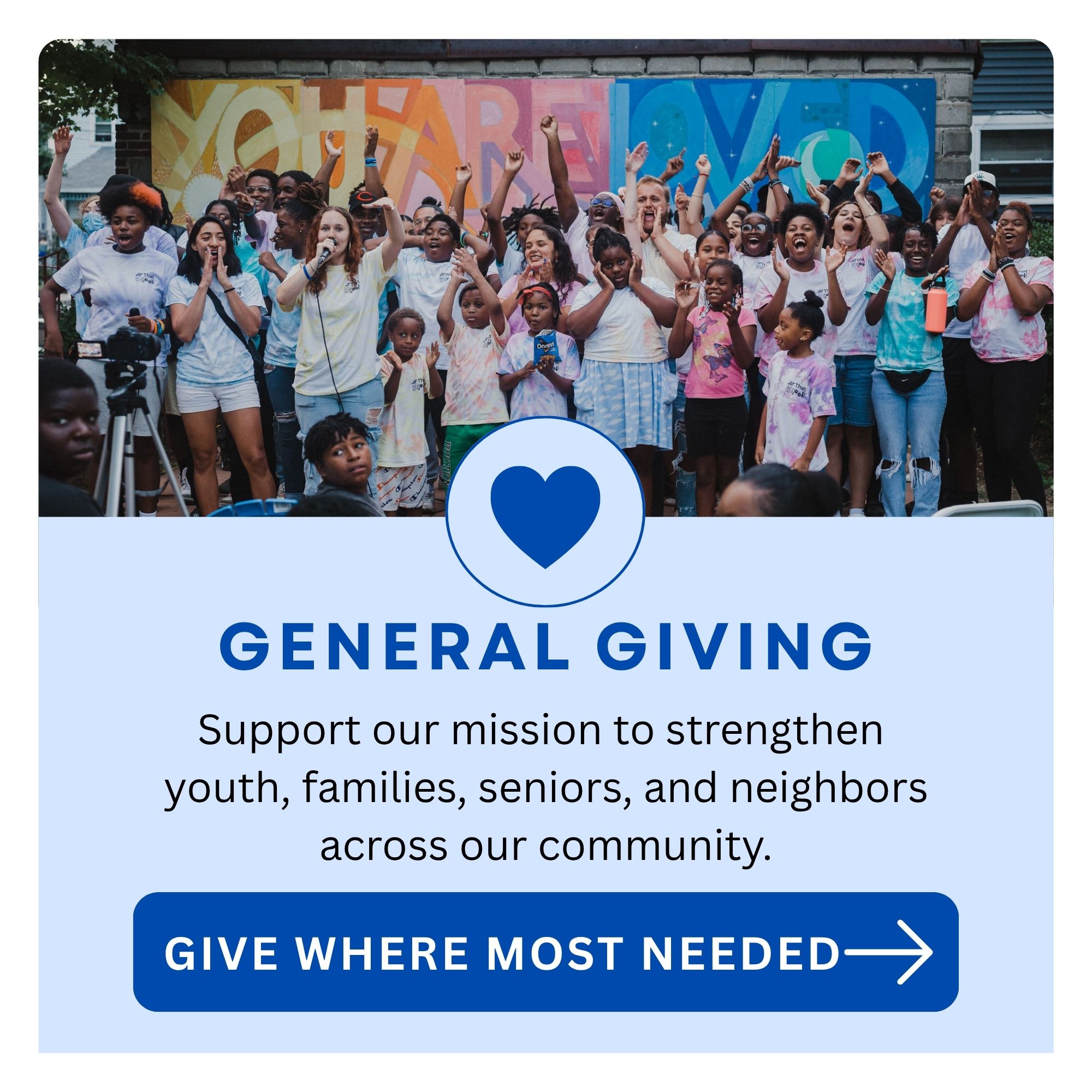 Give where most needed to support Boston Project Ministries