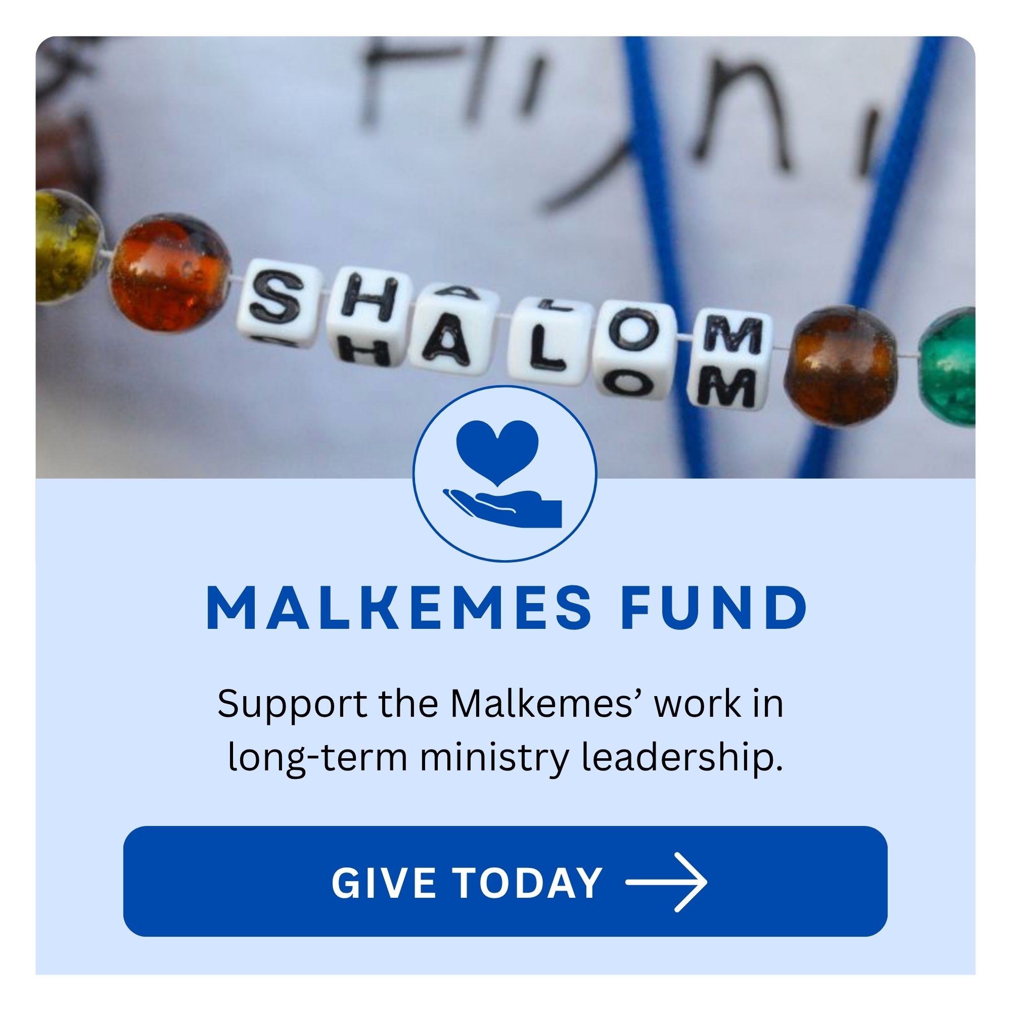Support Paul and Glenna Malkemes' ministry leadership